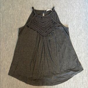 Flowy embroidered tank top